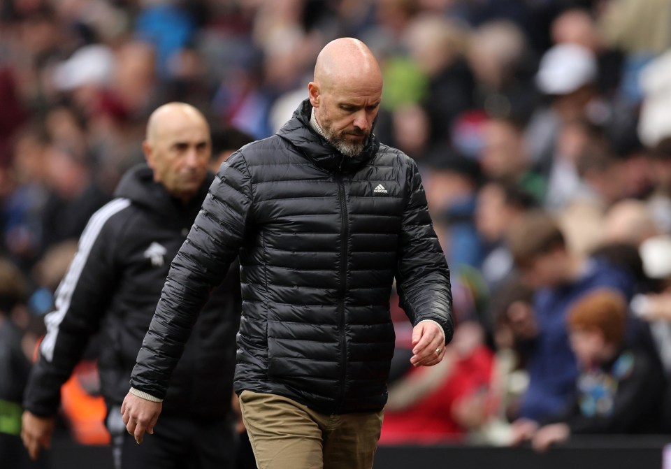 Ten Hag's team talks were reportedly recorded at Villa Park