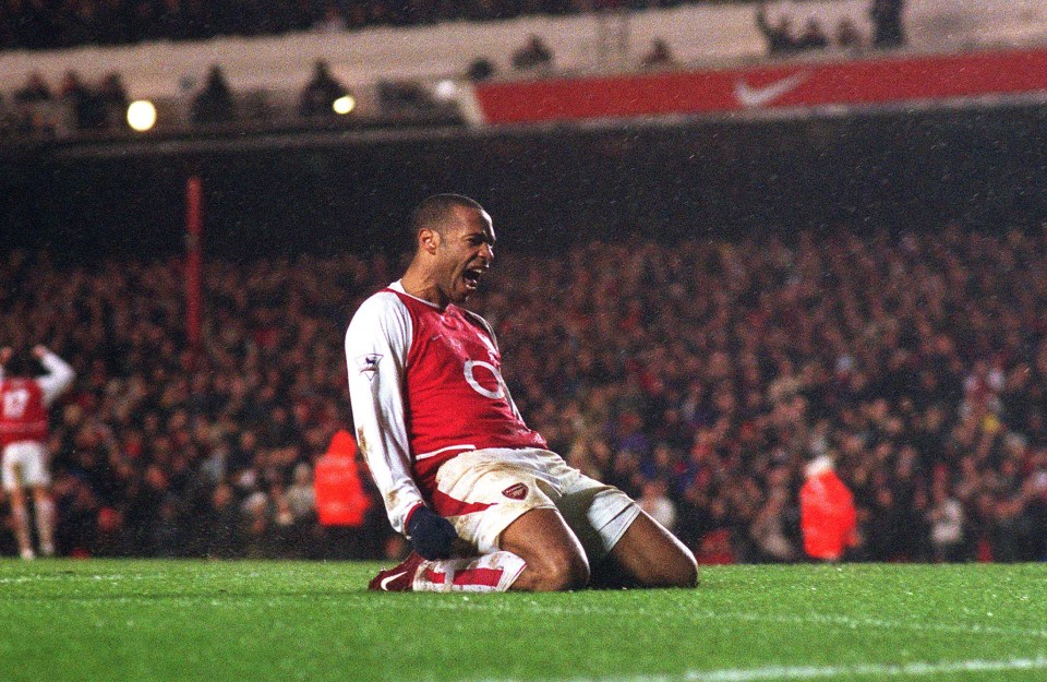 Henry was in sensational form for Arsenal in 2004