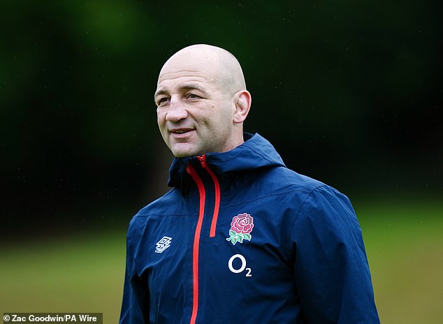 Sinfield was praised by Borthwick, pictured, as a 'talented coach' and an 'inspirational figure'