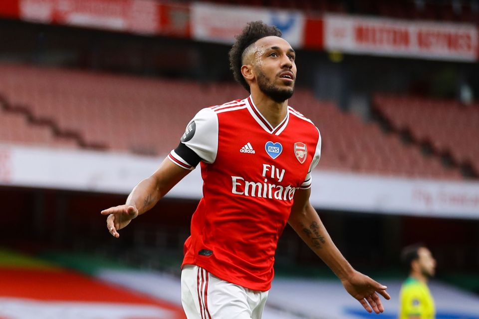 Aubameyang dreamed of writing his name into the Arsenal record books