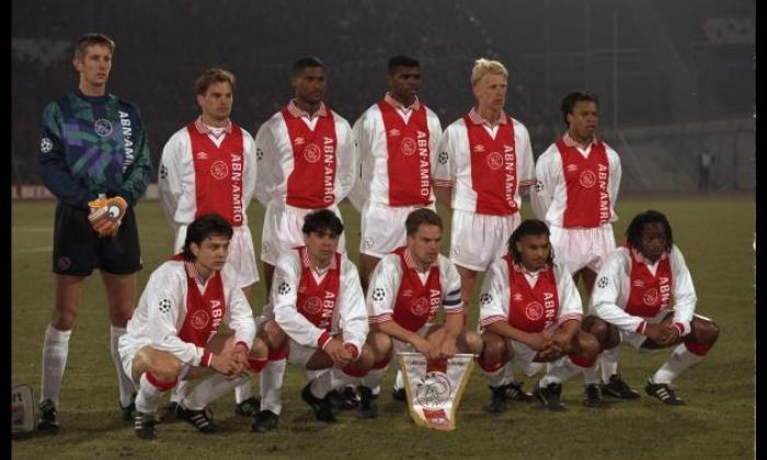 Edgar Davids (back row, right) was part of a star-studded Ajax team