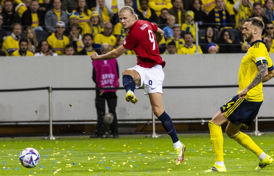 Haaland could soon become Norway's all-time record goalscorer