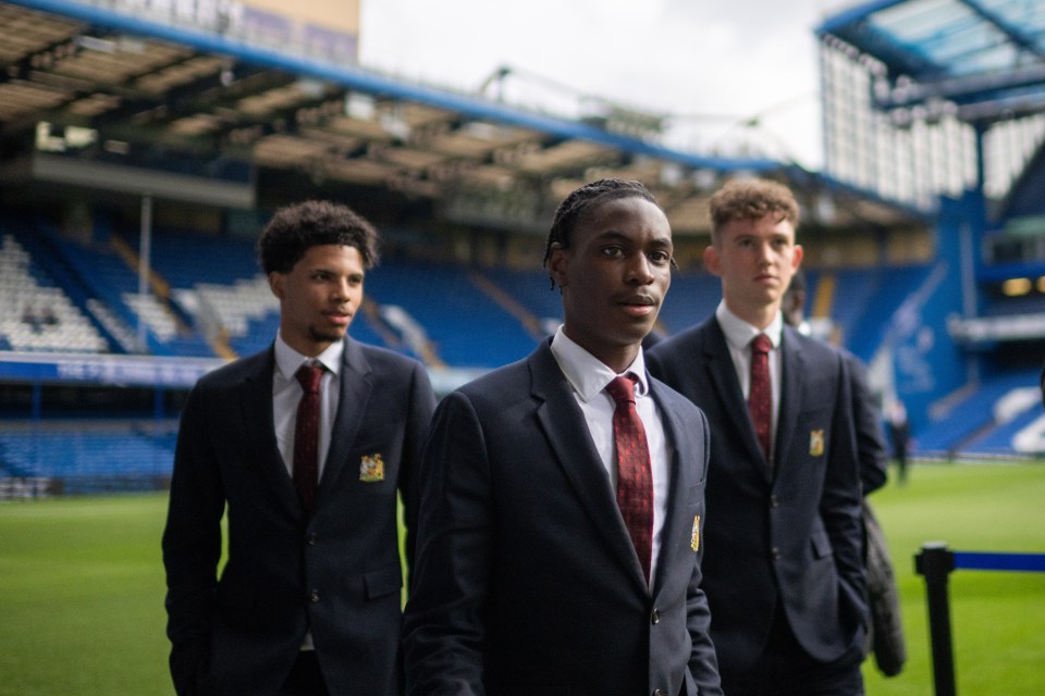 Ogunneye and two of his academy teammates are on their way to Switzerland