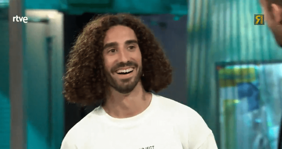 Cucurella had a cheeky grin on his face as he explained how he had jibed at his teammates