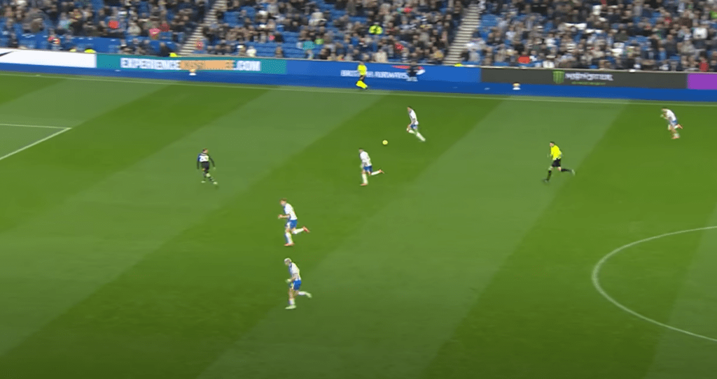 Brighton attacking vs Wolves