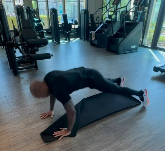 Henry wowed his Instagram followers with his training regime he shared