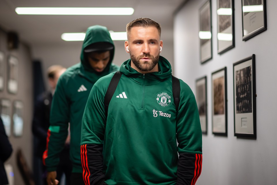 Luke Shaw is one of eight United players currently out through injury