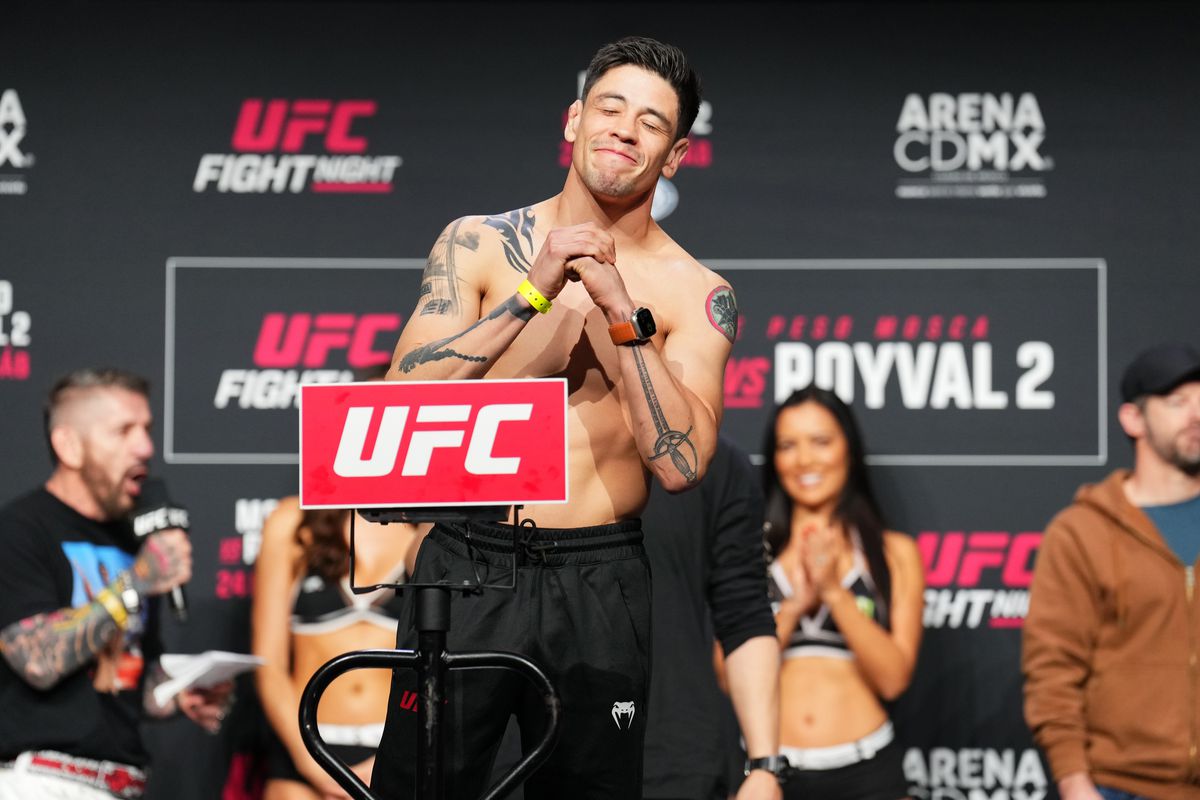 UFC Fight Night: Moreno vs Royval 2 Ceremonial Weigh-in