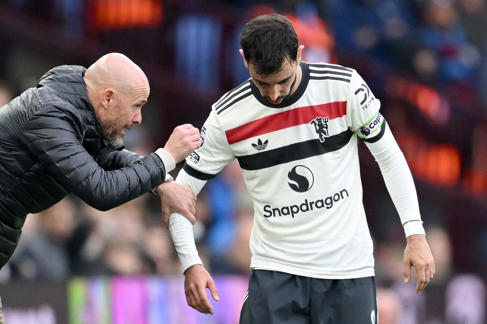 Fernandes revealed he'd apologised to Ten Hag since he was sacked