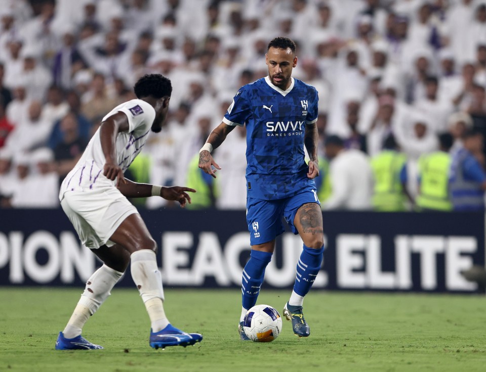 Al Hilal boast other big name stars, including Brazil legend Neymar