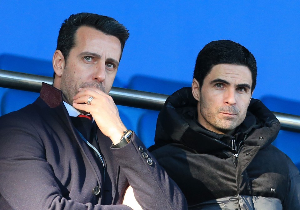 Arteta and Edu shared a close relationship