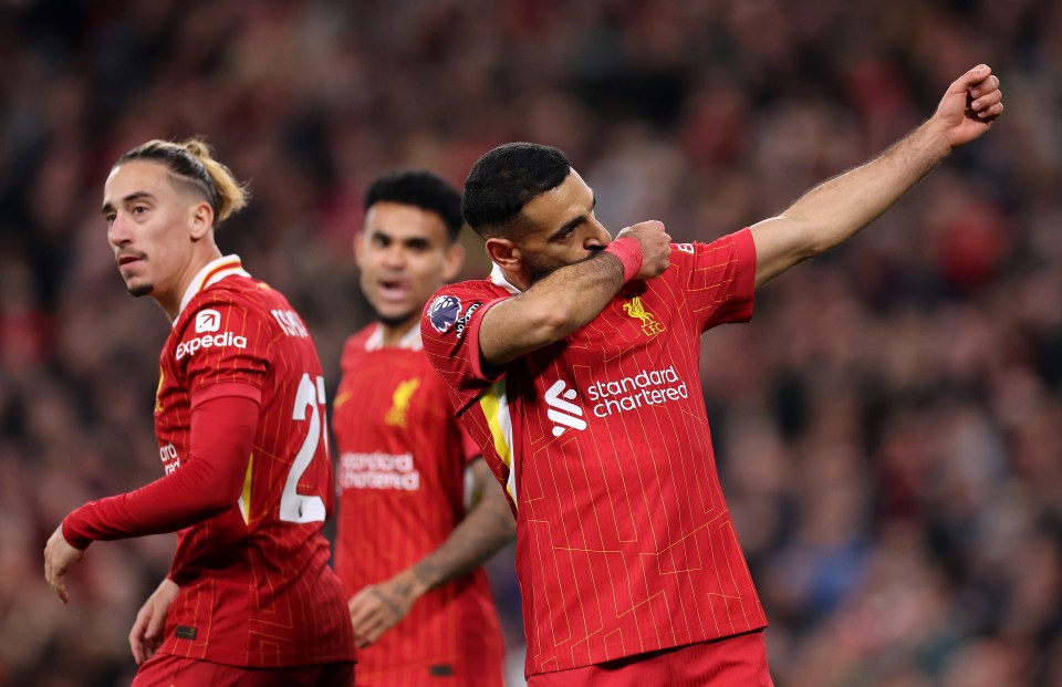 Salah fired in Liverpool's winner to send them top of the Premier League