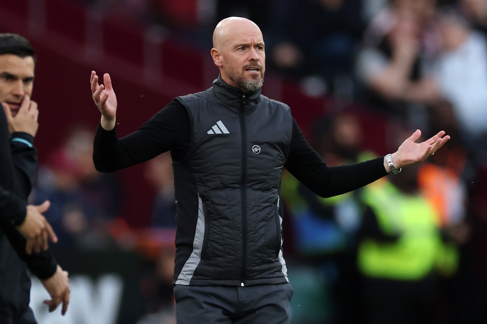 Ten Hag was left furious after VAR intervened in his side's clash at the London Stadium