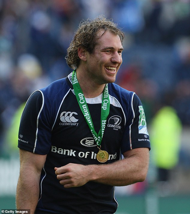 The flanker played for several clubs including Leinster, notably winning the Heineken Cup with the Irish side in 2009