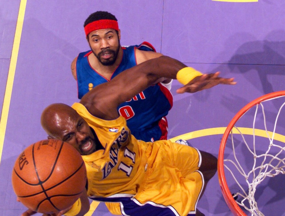 Karl Malone vs. Detroit Pistons