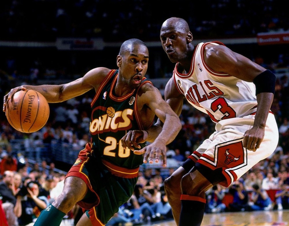 Gary Payton vs. Michael Jordan