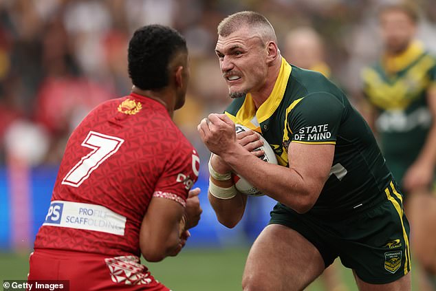 Crichton was also in action for the Kangaroos on Sunday, playing an integral part of their Pacific Cup win against Tonga