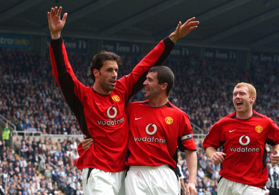 Van Nistelrooy fired Man United to the Premier League title in 2003, scoring 25 goals in 34 league games