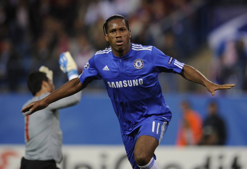 Didier Drogba proved to be a menace for Huth