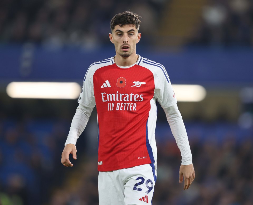 Havertz joined the Gunners from Chelsea in the summer of 2023