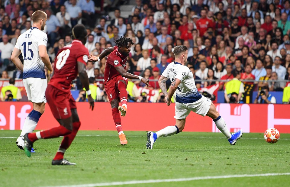 Origi helped the club win their sixth ever Champions League title