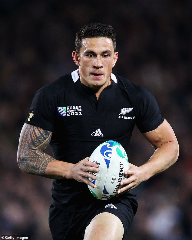 The rugby and boxing star made 58 appearances for New Zealand between 2010 and 2019