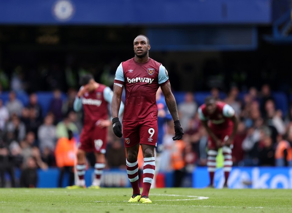 Antonio has found the going tough for West Ham this season