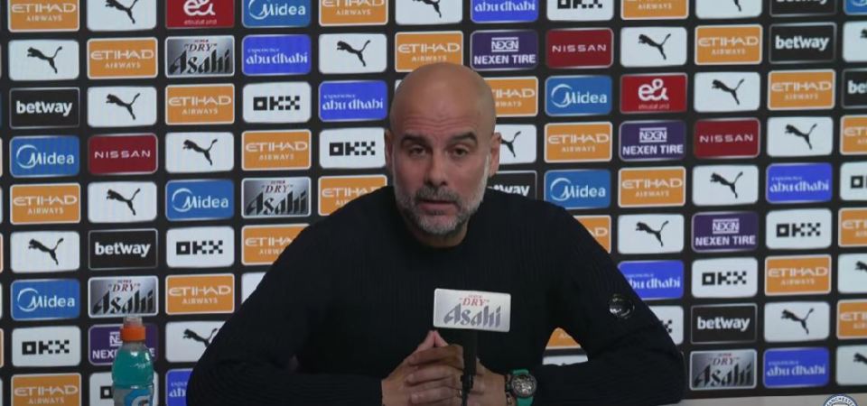 Guardiola reminded reporters of his comments from six months ago