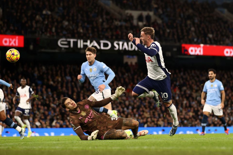 Maddison popped up twice in the first half to put Tottenham on their way to victory