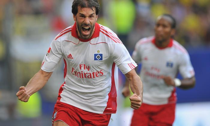 Van Nistelrooy spent two years in Hamburg, where he became a fan favourite