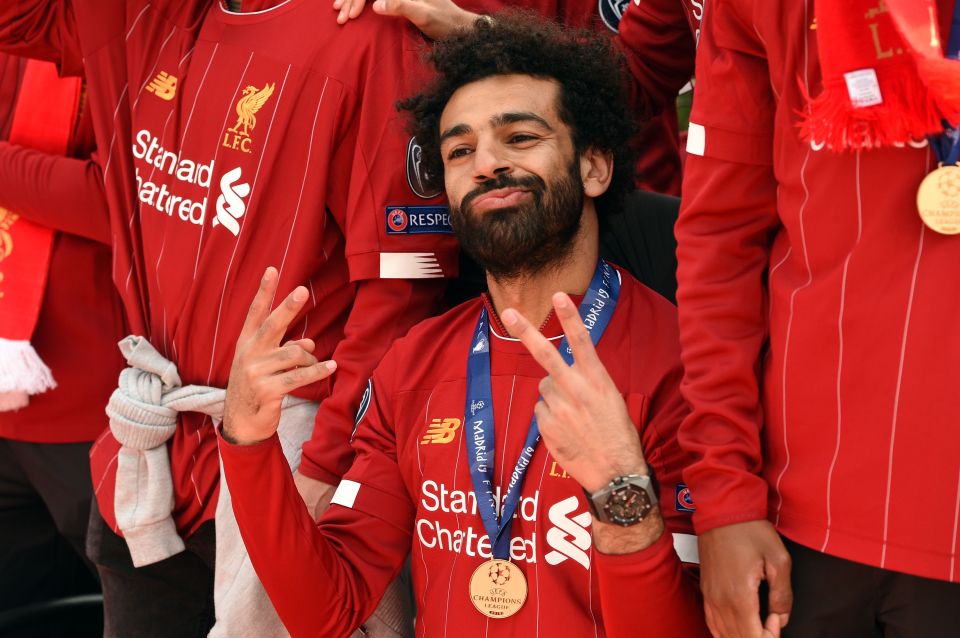 Salah has won plenty of honours during his spell at Liverpool