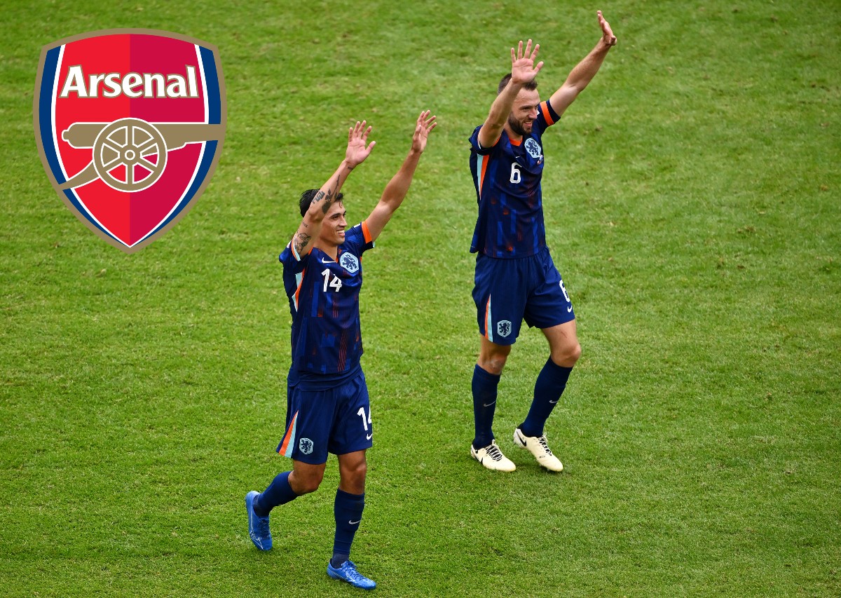 Tijjani Reijnders with the Dutch national team at Euro 2024