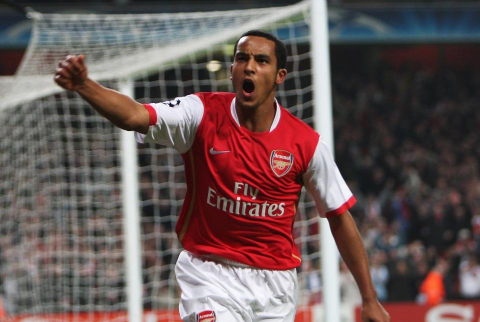 Walcott went on to make almost 400 appearances for Arsenal