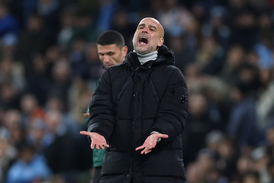 Guardiola was raging as his side threw away a three-goal lead