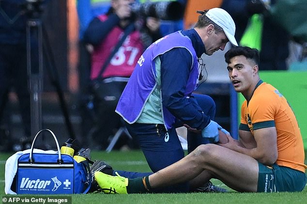 The 21-year-old was injured in Australia's disappointing last start defeat against Scotland at Murrayfield