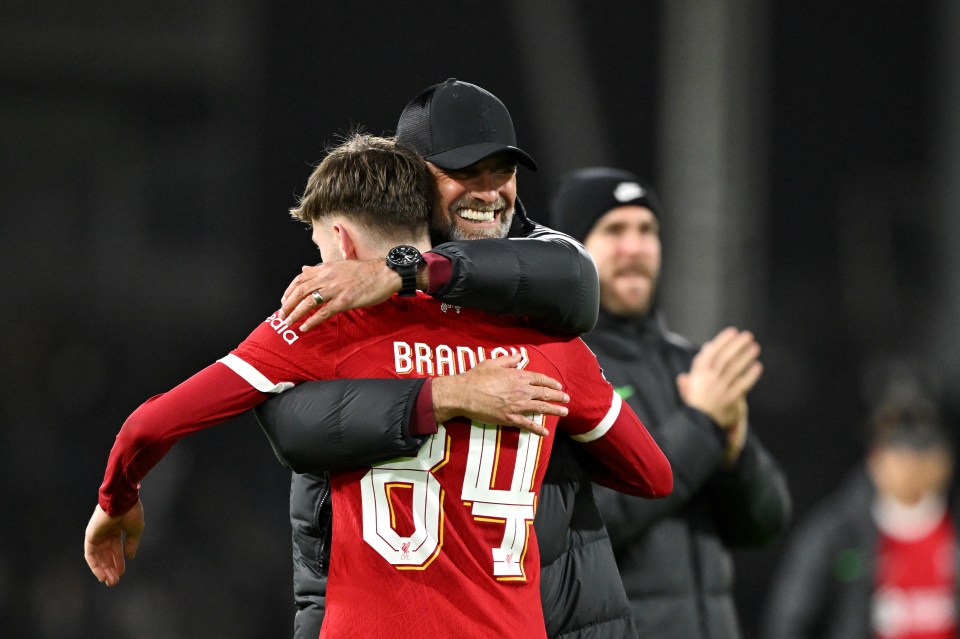 Jurgen Klopp was a huge admirer of Bradley and handed the defender his full Premier League debut in January