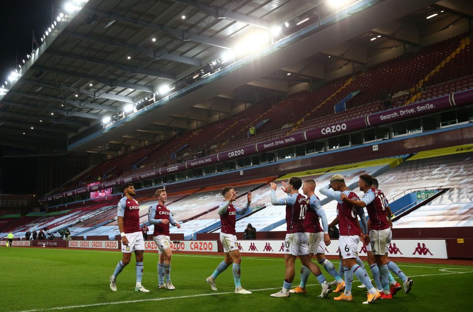 Aston Villa hammered Liverpool 7-2 at Villa Park in October 2020