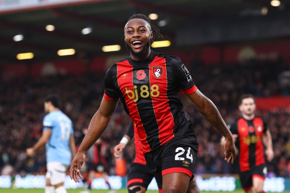 Semenyo's goal kicked off the dream afternoon for Bournemouth