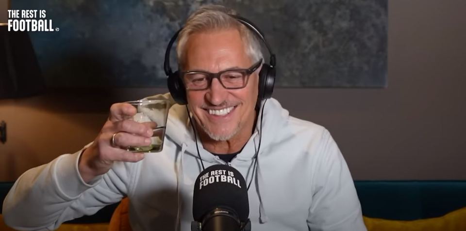 Gary Lineker was on top form during the wayward segment of his podcast