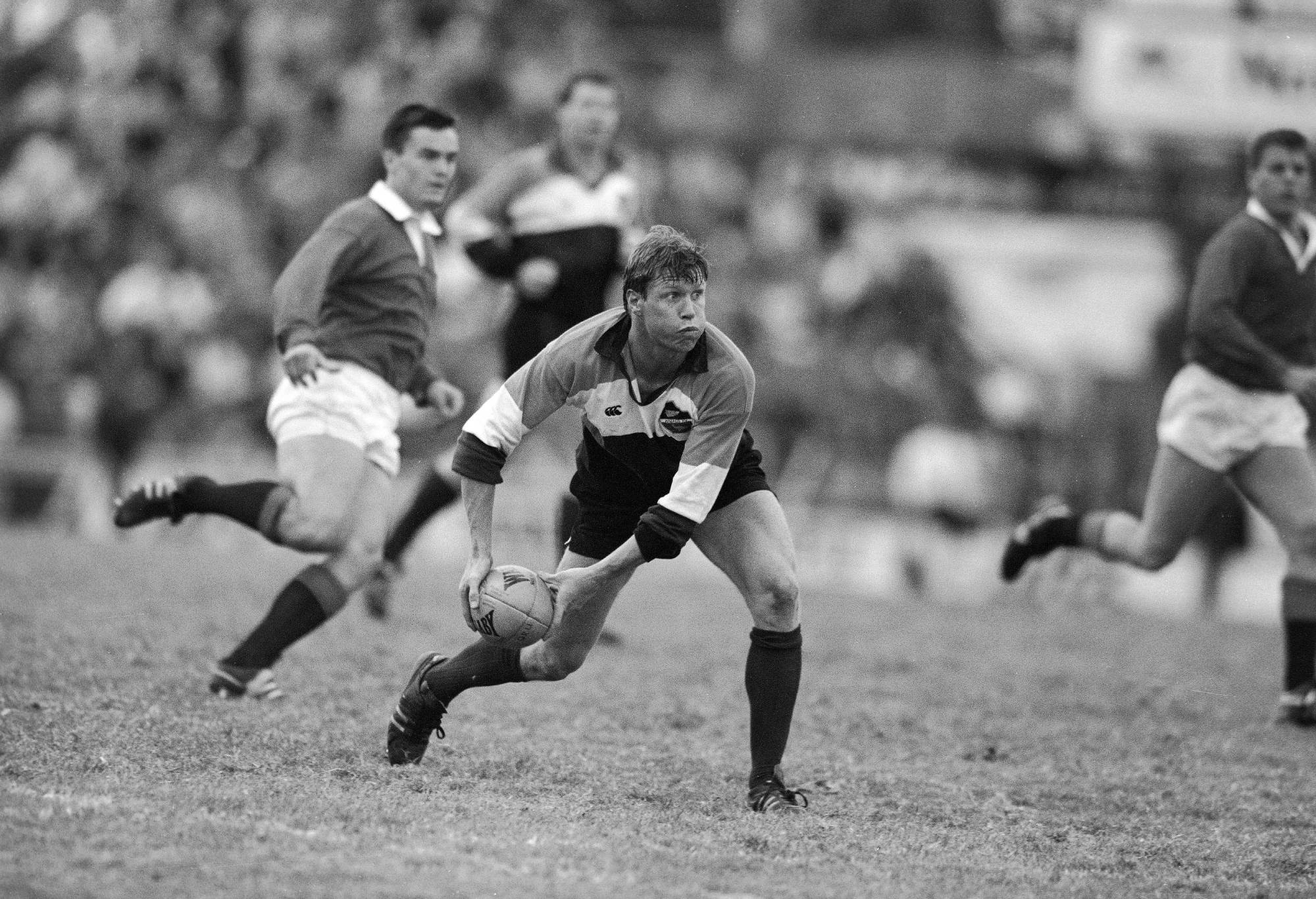 Nick Farr Jones of Anzacs in action during the British Lions tour to Australia match against the British Lions played in Australia. \ Mandatory Credit: Russell Cheyne /Allsport