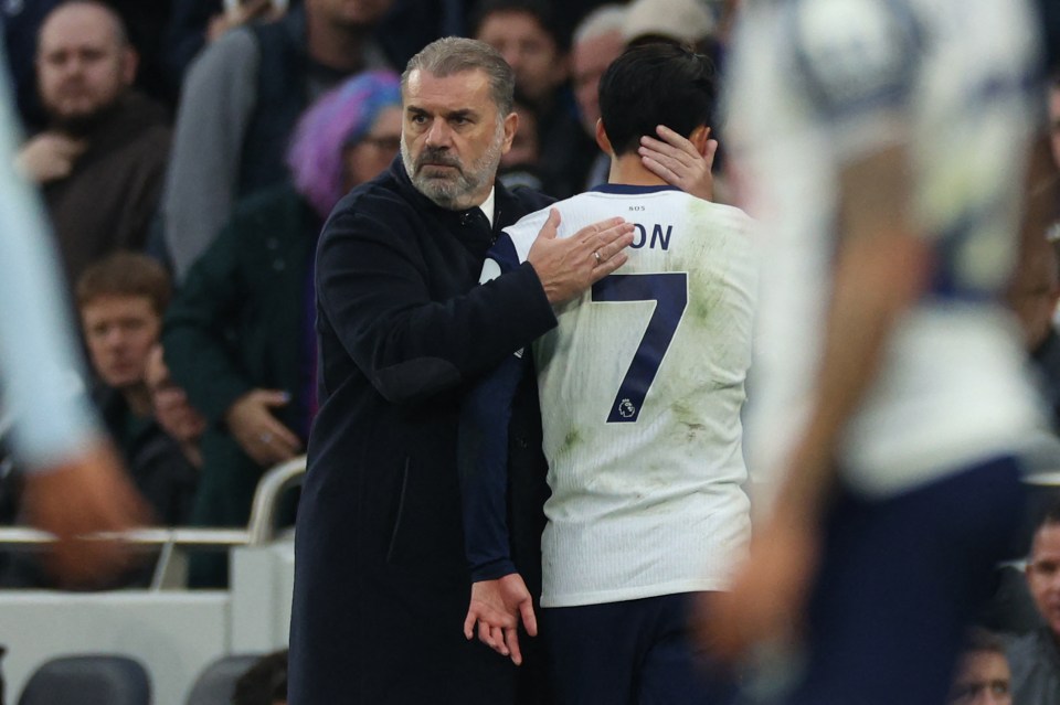 Son appeared angry at being substituted by Postecoglou