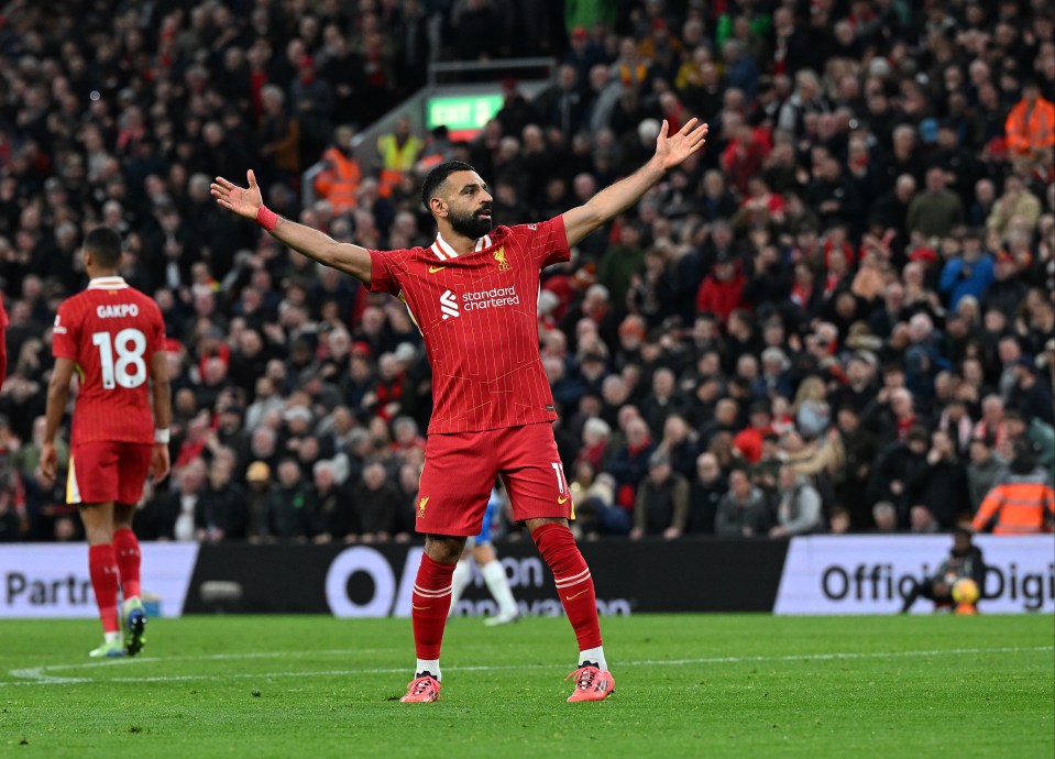 Salah is a firm fan favourite - but his time at Anfield could soon be up