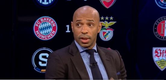 Thierry Henry has given a grim verdict on Arsenal's title hopes this season