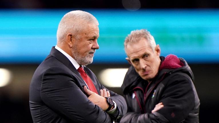 Warren Gatland and Rob Howley