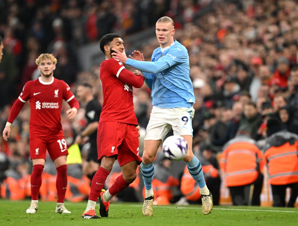 Liverpool against City is always a combative affair