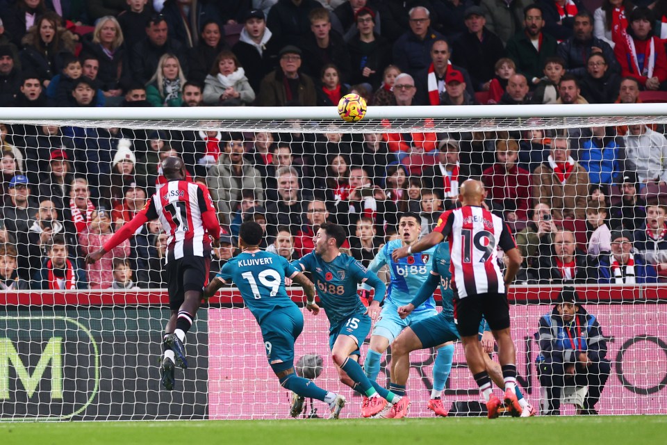 Wissa scored in either half as Brentford beat Bournemouth 3-2