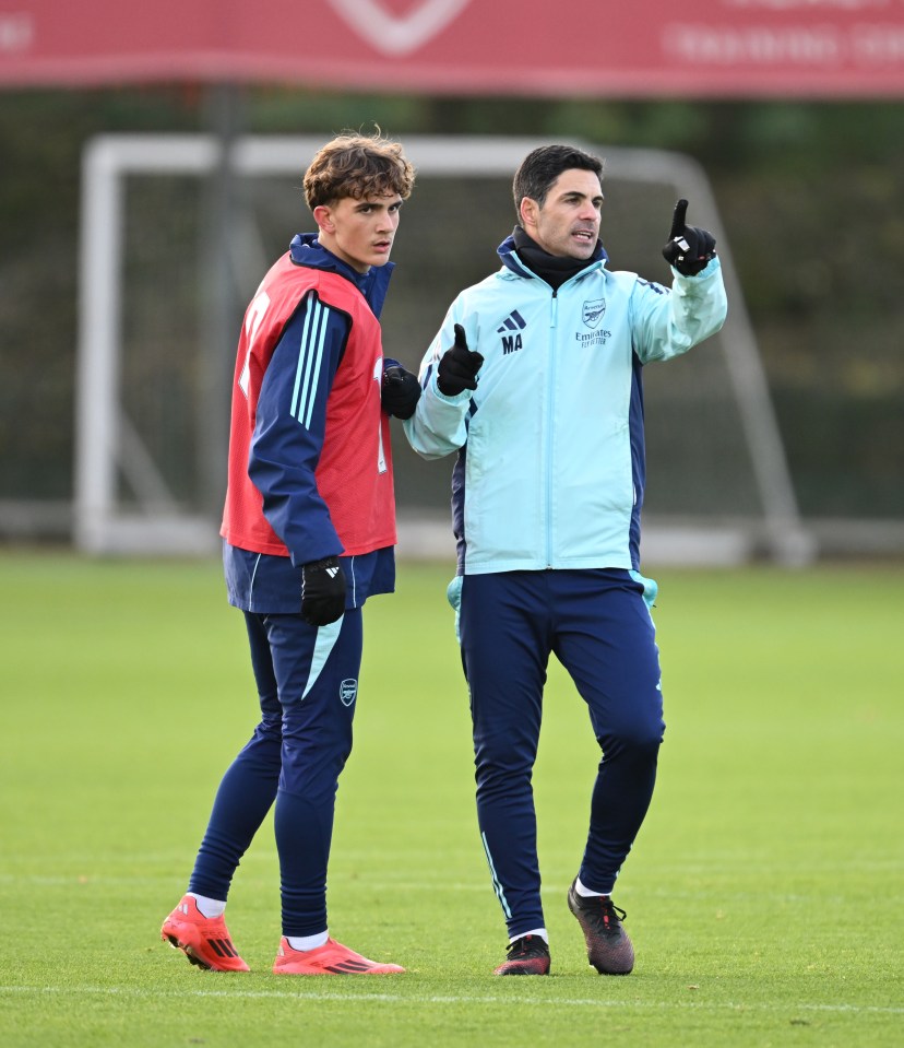 Dowman has featured with the Arsenal first team at London Colney this season