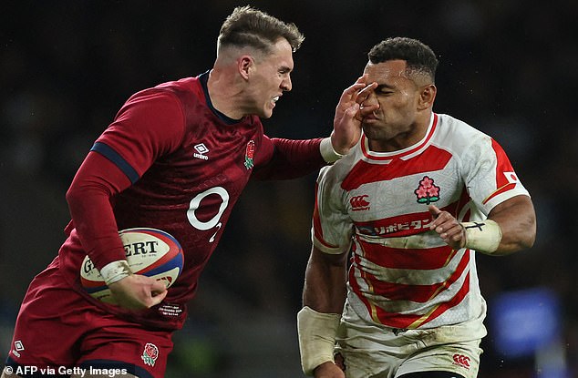 It took just nine minutes for England's attack to click and establish an early lead over Japan