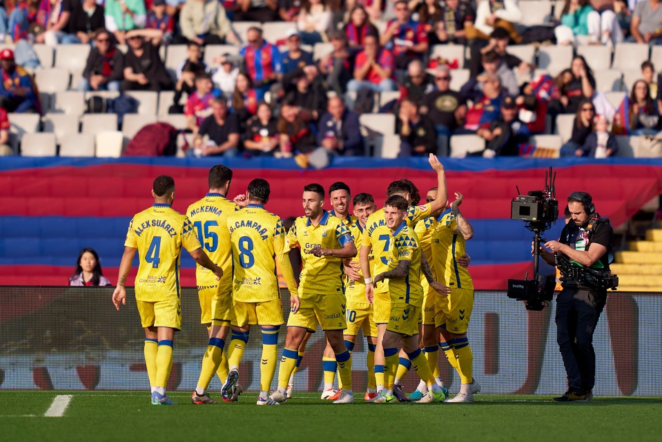 Las Palmas have beaten Barcelona away for the first time in 53 years