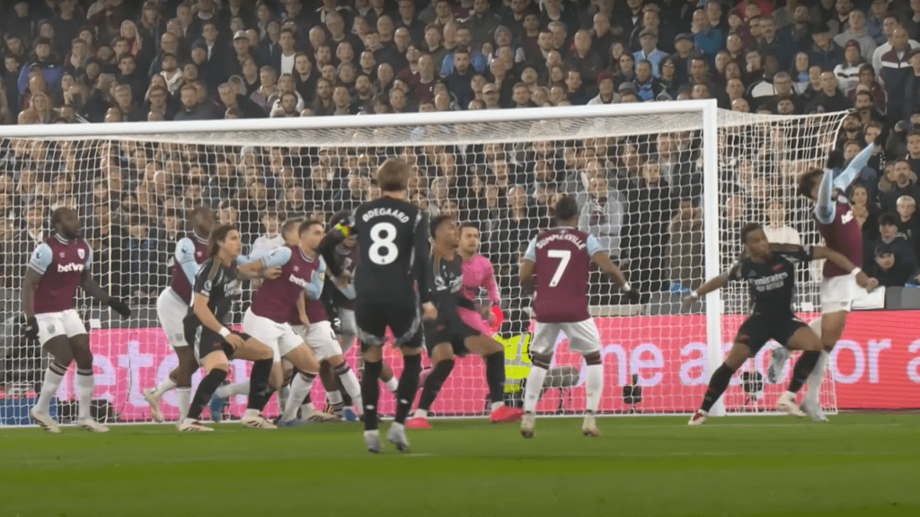 Timber block vs West Ham